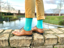 Pineapple C - nos chaussettes turquoises classiques