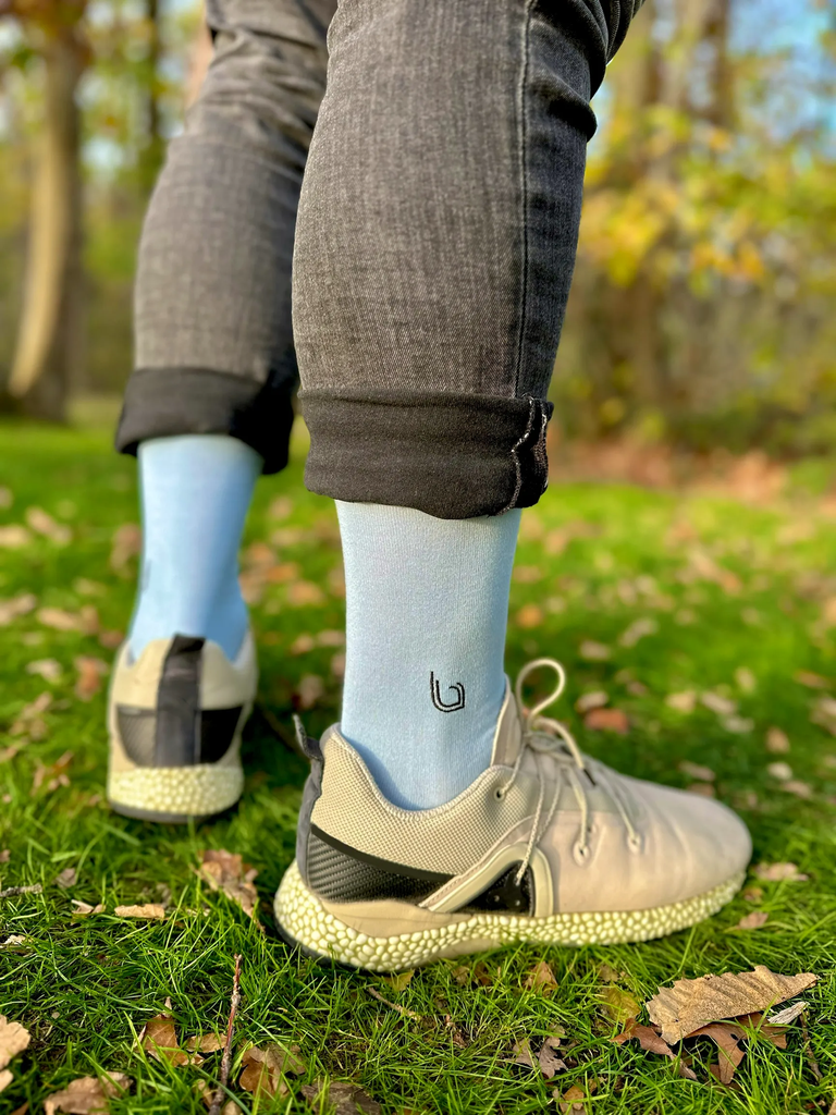 Cactus C - nos chaussettes bleu clair