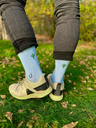 Cactus S – Un cactus brodé sur des chaussettes de haute qualité