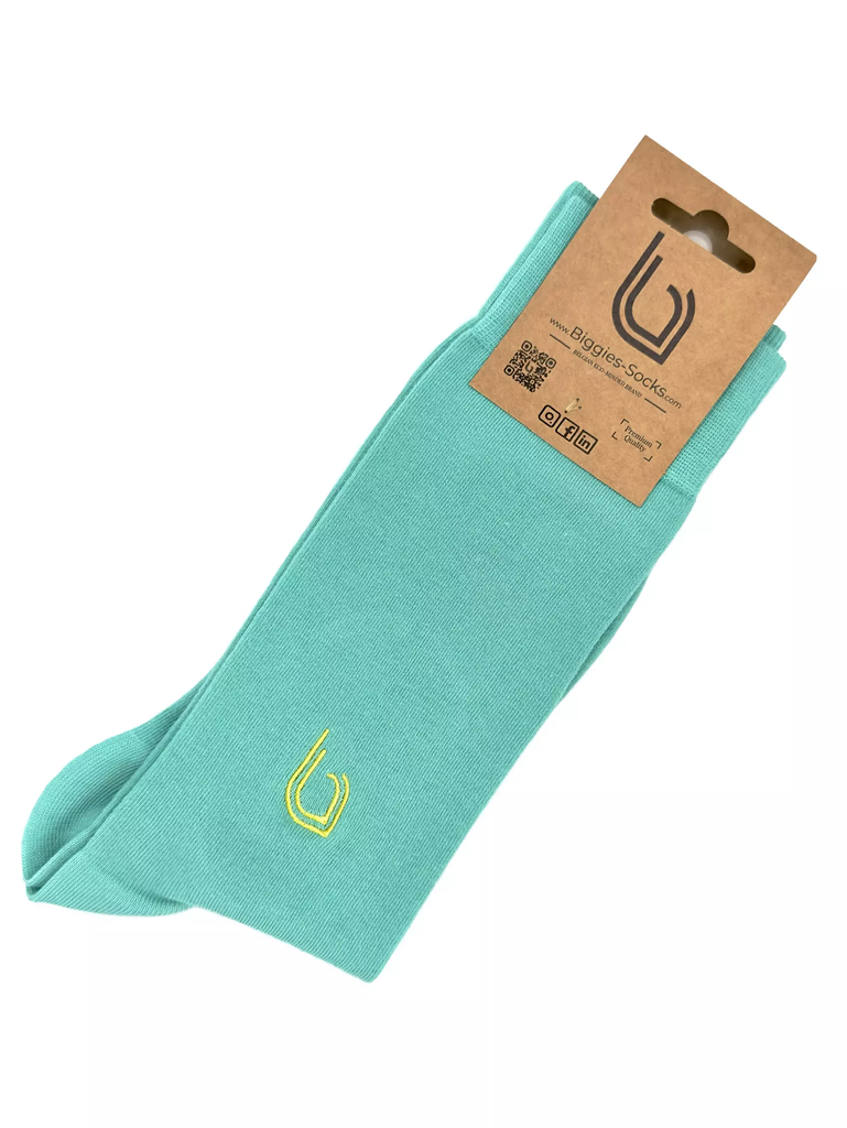 Pineapple C - nos chaussettes turquoises classiques